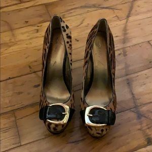 Nine West leopard shoes